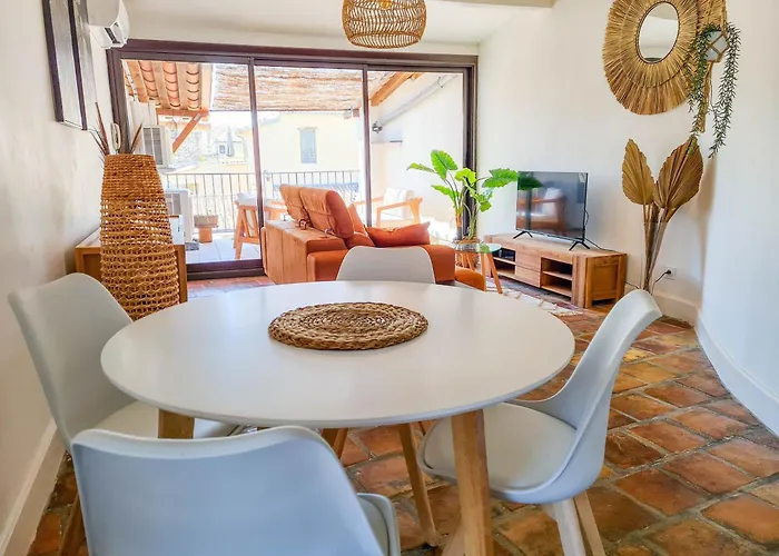 Ni'douillet-p3 Terrasse Et Climatise-coeur De Apartman *